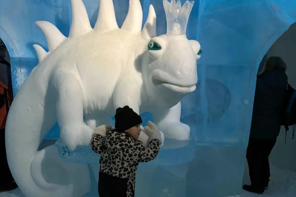 Kiruna: Besök på ishotellet och samiska museet med transfer
