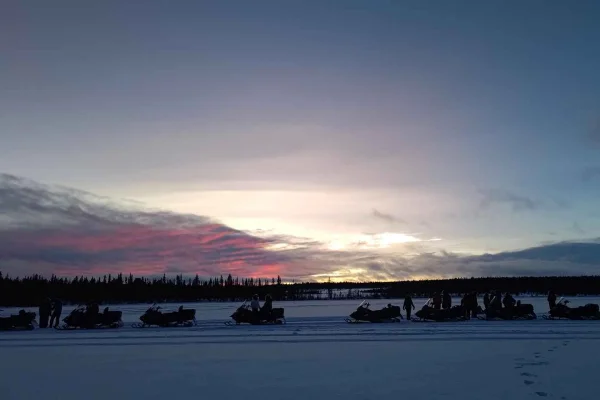 Kiruna: Lunchtur med snöskoter