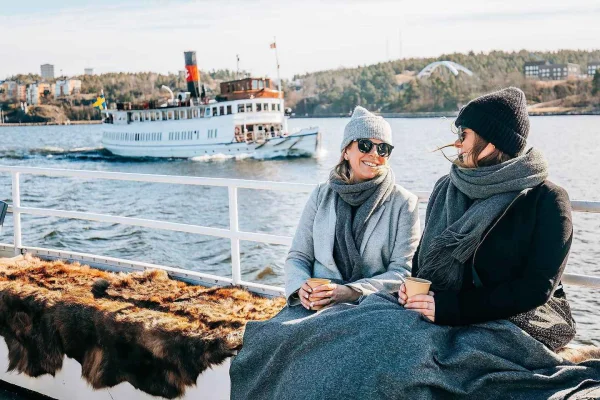 Stockholm: Guidad vinterbåttur i skärgården