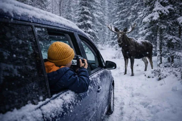 Nikkaluokta viltsafari med transfer