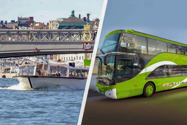 Stockholm: Hoppa på och av buss eller båt