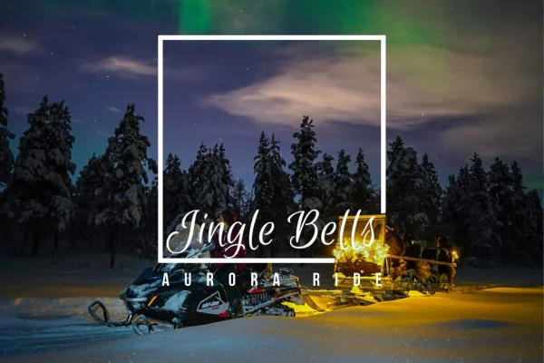 Jingle Bells Aurora Ride och snöskovandring