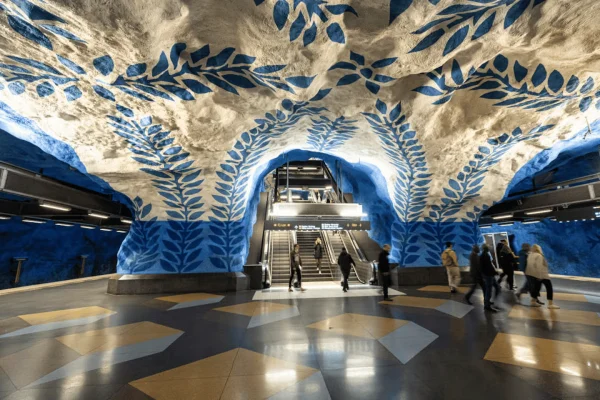 Tunnelbaneresa i Stockholm