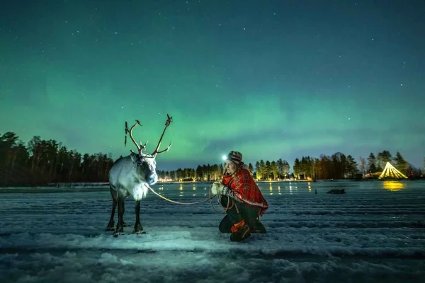 Luleå: samisk kultur, renar och norrskenstur