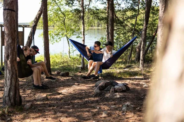 Dalarna: Hyr dubbelkajak i Runsjö skärgård