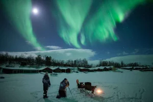 Abisko: Privat norrskenstur med foton