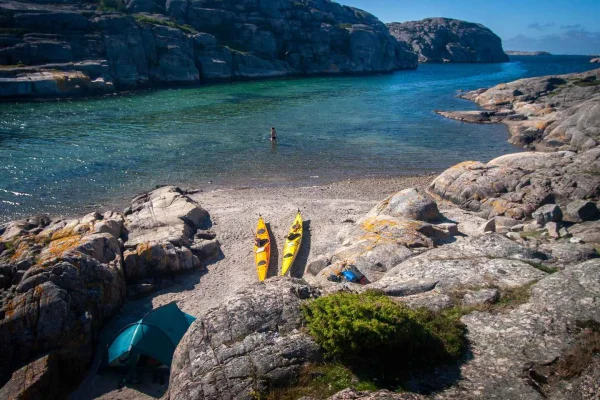 Västsverige: Självguidad kajak tur - Norra rutten