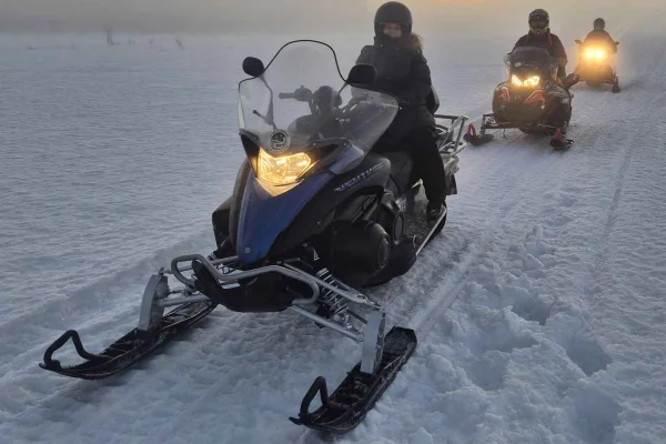 Kalix – Lappland snöskoteräventyr, halvdag