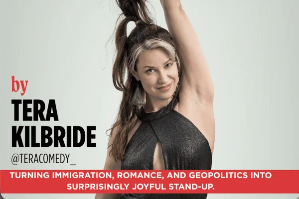 Göteborg engelsk comedy show: Tera Kilbride Egotistical