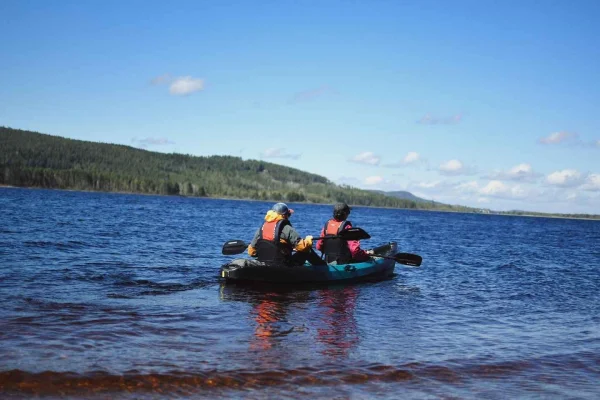 Överkalix, Lappland: Dagsutflykt med kajak och lunch i naturen