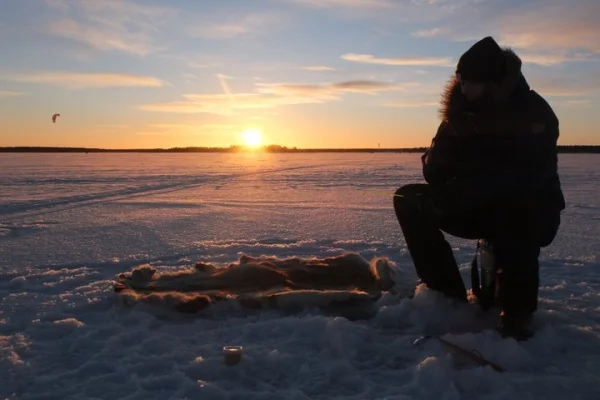 Isfiskeäventyr i Luleå