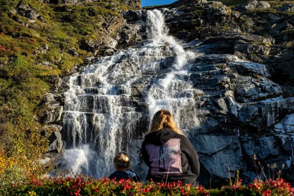 Kiruna till Abisko–Björkliden–Låktatjåkka: Vattenfallsleden