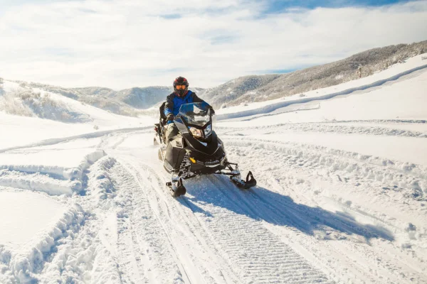 Snöskotersafari för två