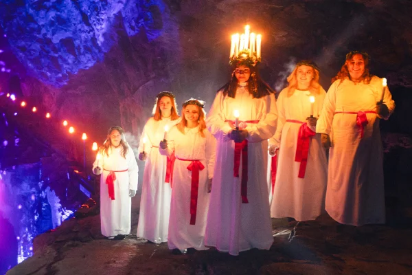 Lucia i Adventuremine barn