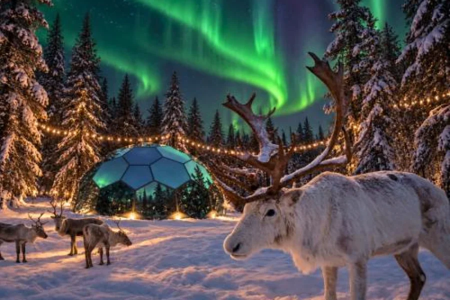 SKOG Aurora Glass Igloos